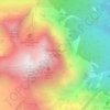 Gran Sasso d'Italiaの地形図、標高、地勢