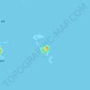 祇苗島の地形図、標高、地勢