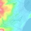 セベロ=クリリスクの地形図、標高、地勢