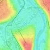 L'Essoneの地形図、標高、地勢