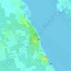 Lamuの地形図、標高、地勢