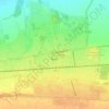 Кантの地形図、標高、地勢