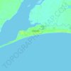 オホーツクの地形図、標高、地勢
