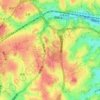 横浜市 児童遊園地の地形図、標高、地勢