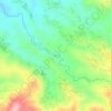 Citarumの地形図、標高、地勢