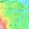 桜ヶ丘公園の地形図、標高、地勢