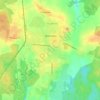 グリャゾヴェッツの地形図、標高、地勢