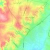 مادباの地形図、標高、地勢