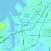 じょうえつ海の駅 マリーナ上越 泊地の地形図、標高、地勢