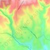 Embuの地形図、標高、地勢