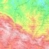 Roodepoortの地形図、標高、地勢