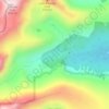 Lake Isabelleの地形図、標高、地勢