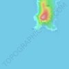 ヘーカニジの地形図、標高、地勢