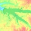 Fellows Lakeの地形図、標高、地勢