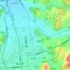 児童公園の地形図、標高、地勢