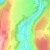 Mouzonの地形図、標高、地勢