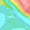 Nistru - Днестрの地形図、標高、地勢