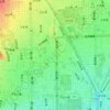 公園の地形図、標高、地勢