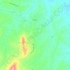 Woteの地形図、標高、地勢