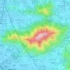 雞公嶺 Kai Kung Lengの地形図、標高、地勢