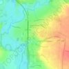 Золотухиноの地形図、標高、地勢
