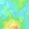 Fafaの地形図、標高、地勢