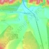 Tabernashの地形図、標高、地勢