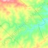 Makhutswiの地形図、標高、地勢