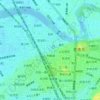 守下公園の地形図、標高、地勢