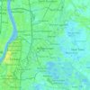 Bidhannagarの地形図、標高、地勢