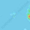 三角洲の地形図、標高、地勢