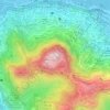 扯旗山 Victoria Peakの地形図、標高、起伏