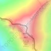 エベレストの地形図、標高、起伏