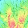 大阪狭山市の地形図、標高、起伏