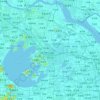 蘇州市の地形図、標高、起伏
